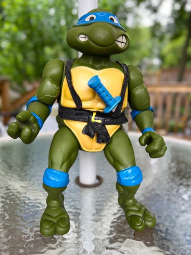 Grande Figurine Leonardo (TMNT) 1989 - 13 Pouces - Vintage