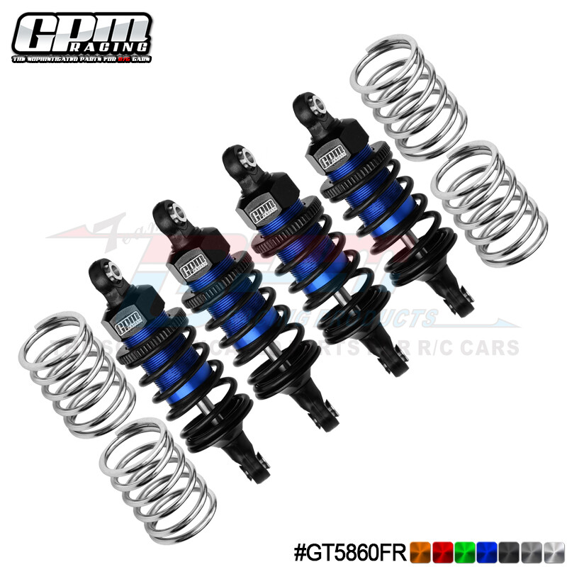 GPM Alu F&R Oil Filled Ultra Shocks For TRAXXAS Ford GT 4-TEC Drift Ford Mustang