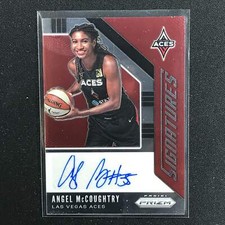 2020 WNBA Prizm ANGEL MCCOUGHTRY Signatures Auto #AMC
