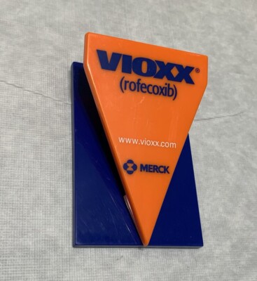 Large Merck Vioxx Rofecoxib Chip Bag Clip Fridge Magnet Pharma Drug Medicine