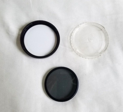 Hoya 55mm PL Screw On Lens Gray FILTER for Cannon IN CASE EXCELLENT CONDITION