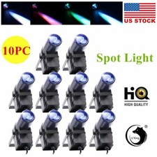 10pcs U'King 300W RGBW LED DMX Stage Lighting Pin Spot DJ Disco Party Show Light