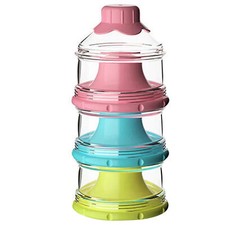 Formula Containers for Travel Portable 3-Layer Formula Holder Large-capacity