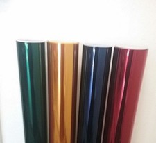 PROLINE WINDOW FILM RED GREEN YELLOW BLUE GRAPHICS DECORATIVE AUTO COLOR TINT