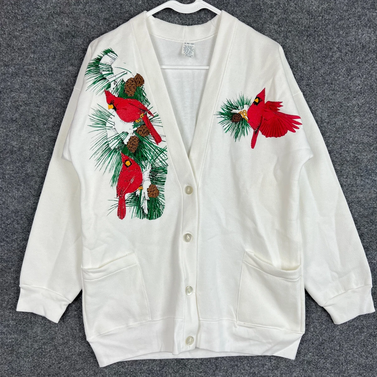 Cardinal bird clearance sweater