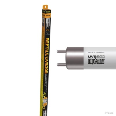 Exo Terra T5-VHO Hochleistungs-UVB200-Lampe 54Watt With 7% Uvb 45 9/32in New