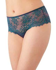 Wacoal 843323 Center Stage Bikini 5-small rose dust evergreen new no tags