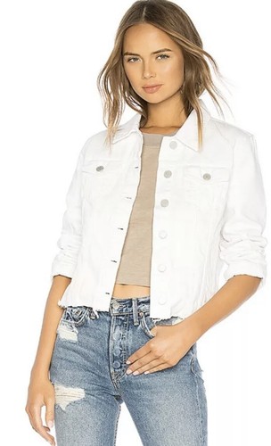 New Blank NYC Womens White Raw Cut Hem 