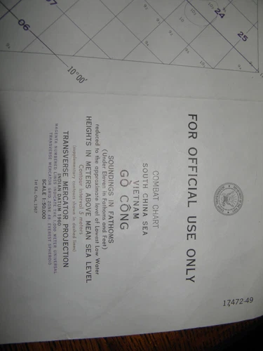1967 VIETNAM COMBAT CHART