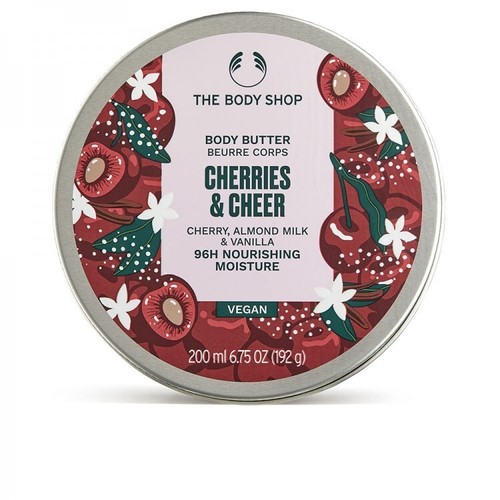 The Body Shop Body Butter Cherries & Cheer-200ml with 96% ingredients of natural - Picture 3 of 3