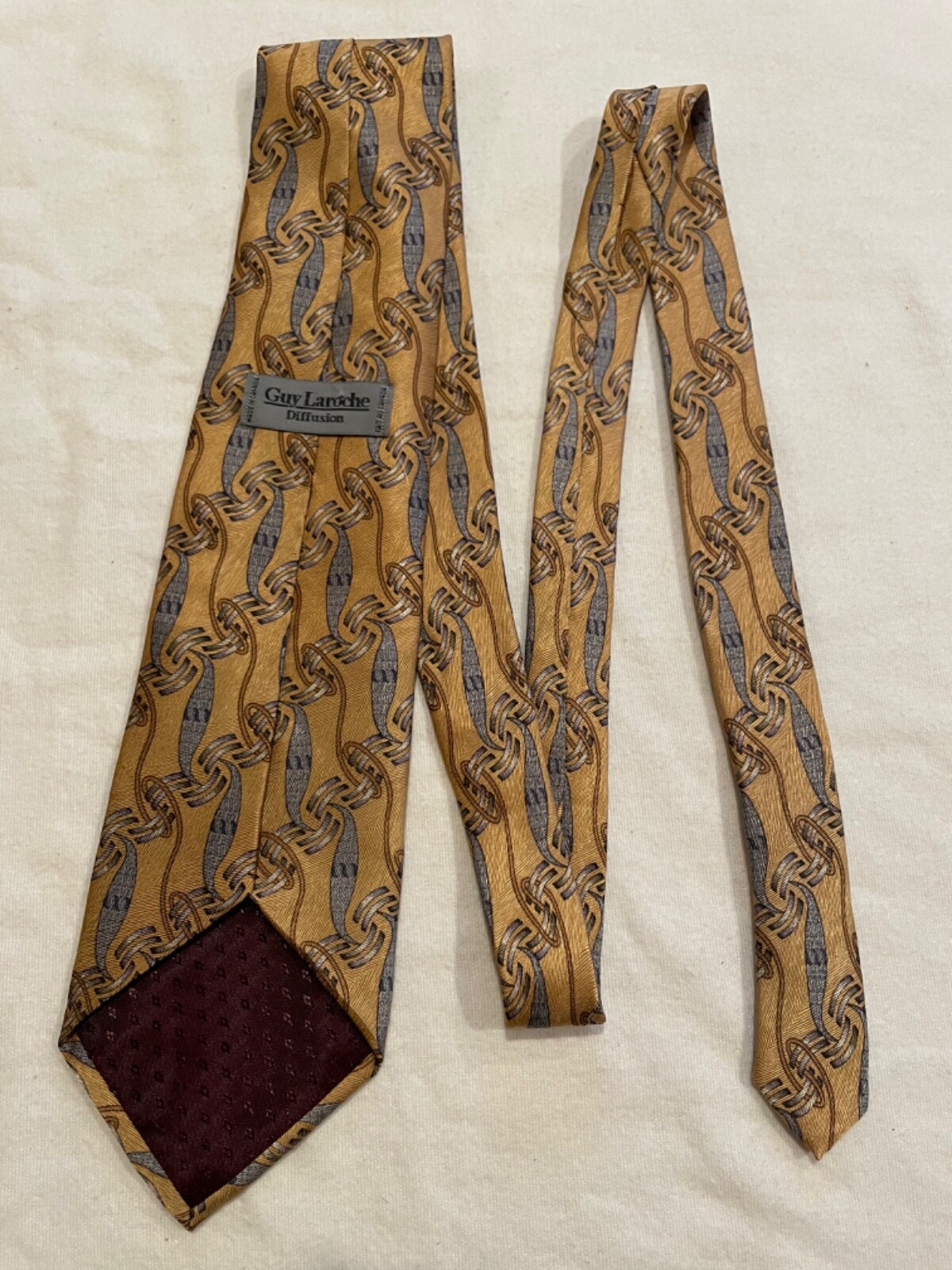 Guy Laroche Diffusion abstract print mustard yell… - image 6