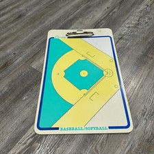 Vintage Baseball Softball Coaches Lineup Dry Erase Clip Board Champion Sports