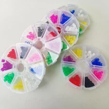 5 Packs Dental Silicone Instrument Code Rings Autoclavable 8 Color 160Pcs/Pack