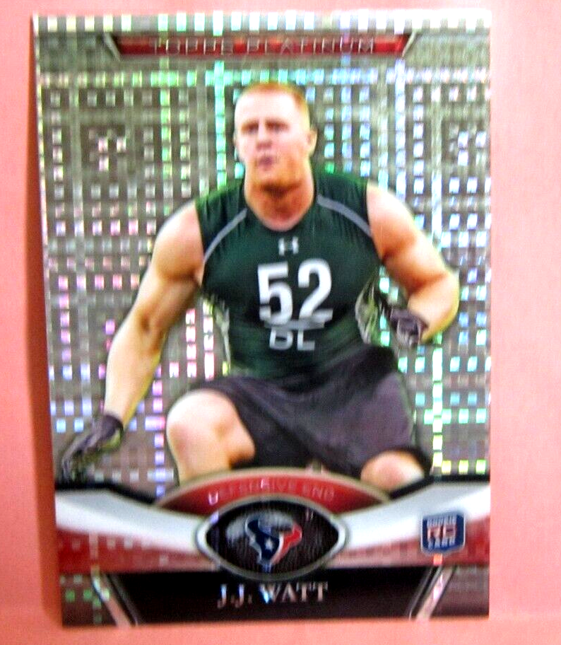 JJ Watt RC 2011 Topps Platinum ATOMIC REFRACTOR Rookie#86!Texans