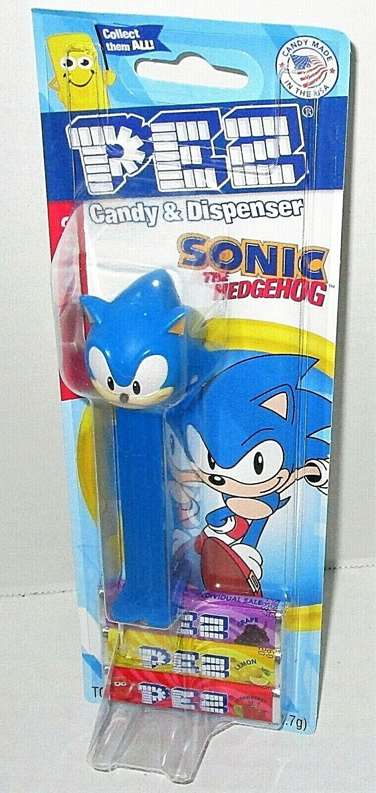 Sonic PEZ Dispenser & Candy, Sonic the Hedgehog