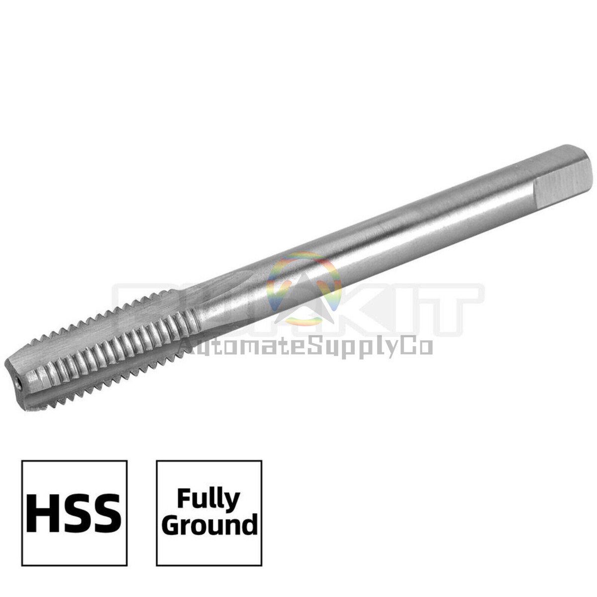 Unique Bargains 3/8 Inch-24 UNF Tap and Die Set HSS Machine Thread Tap with Round Threading Die Right Hand one_size | S26031100UX4647