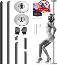 Tubo Poste De Baile Fitness Ejericio Fiesta Pub Gimnasio Extraible Calidad NUEVO