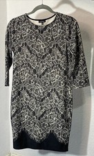 Warehouse Size 8 Dress Black Smart Party Evening