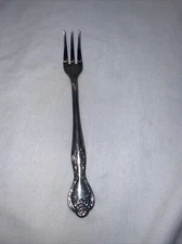 National Silver Co Silverplate Pickle Olive Fork Norma 6”