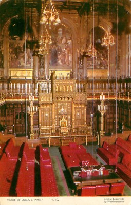 HOUSE OF LORDS CHAMBER COLORSLIDE - POSTKARTE