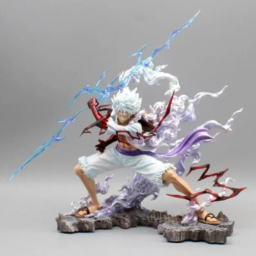 One Piece Nika Rufy Gear 5 Anime Action Figure Statua Collezione Giocattolo Regalo 8'' - Foto 4 di 12