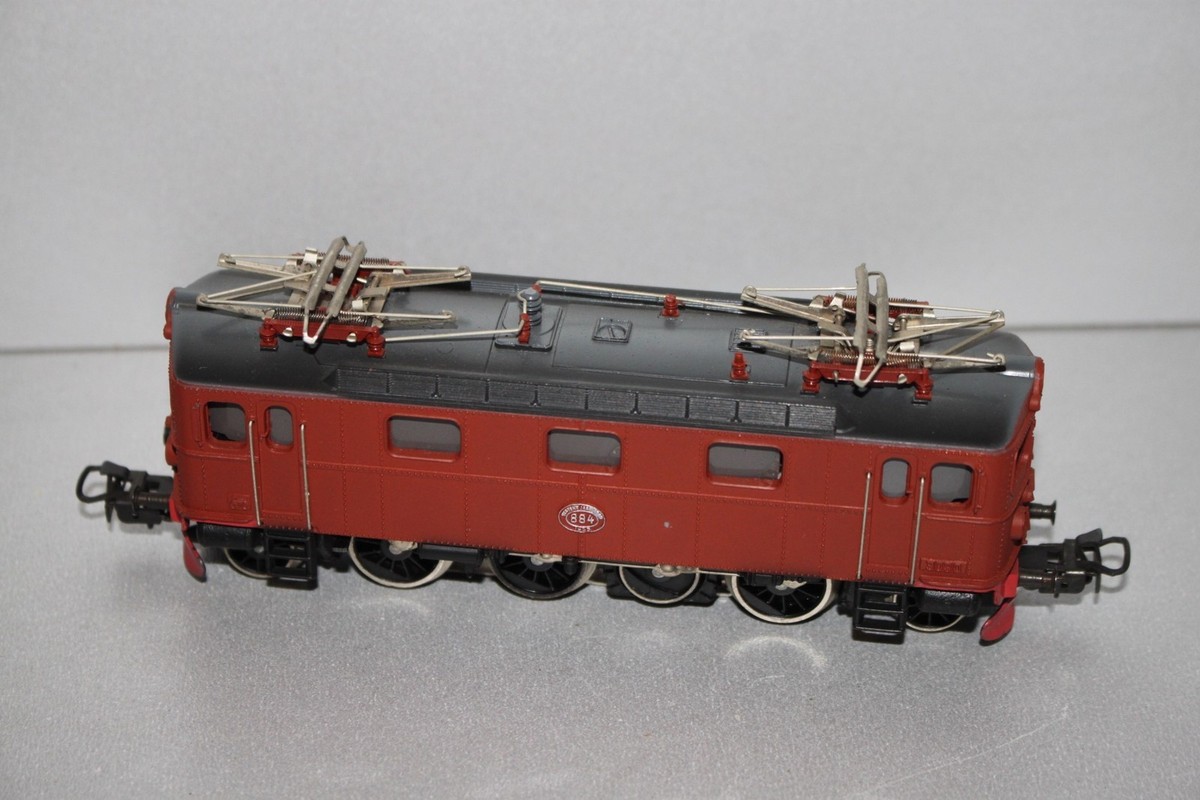 Märklin 3030 Electric Locomotive DA884 SJ Brown Cast H0