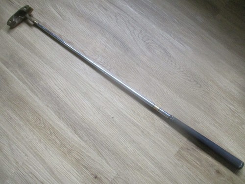 J B HALLEY Green Streak - testa in ottone - putter da golf lungo 35" in ottime condizioni - Foto 14 di 14