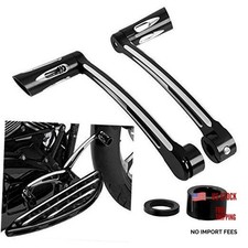 Pair Heel Toe Shift Lever Shifter Peg for Harley 1997-2017 Black Shift Lever