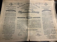 Historische Pr&auml;mien-Obligation 100 Kronen &ndash; Ungarn &ndash; Magyar Jelz&aacute;logbank &ndash; 1907