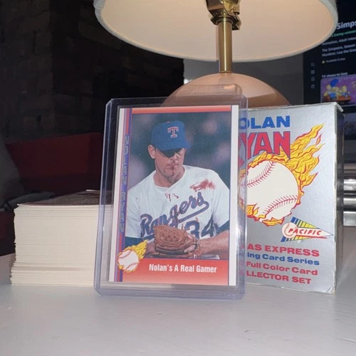 Pacific Texas Express Nolan Ryan #92 “Nolan’s A Real Gamer” & 110 Vintage Cards