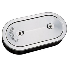 Edelbrock Pro-flo Oval Air Cleaner For Dual Quads Edelbrock Pro-flo Oval Air Cleaner For Dual Quads