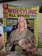 Wrestling All Stars Heroes & Villains Magazine #26 December 1988 Ric Flair