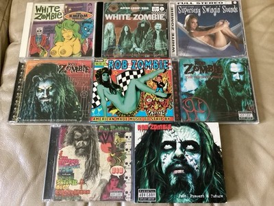 Rob White Zombie CD DVD Lot! Industrial Rock Metal Rammstein KMFDM Ministry NIN