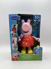New Peppa Pig Talk  Sing Peppa Doll w/ 50 Sounds and Songs, Fast Shipping 