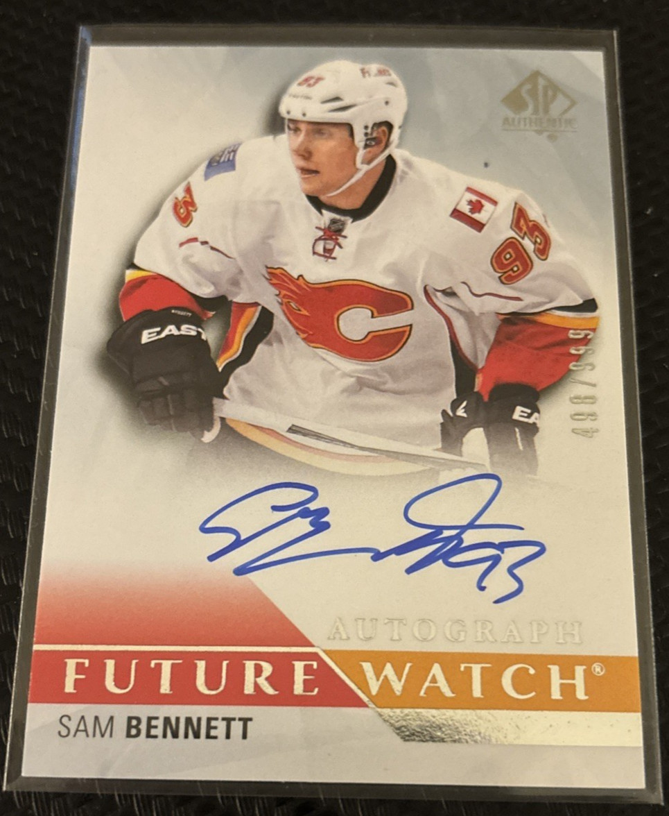 2015 SP AUTHENTIC #238 SAM BENNETT RC FUTURE WATCH AUTO ROOKIE 498/999