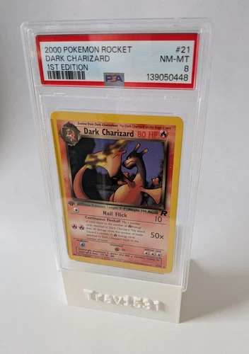 dark charizard 1st edition non holo psa 8