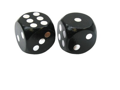 KOPLOW GAMES Koplow Games  Loaded Dejce 2D6, 3/4'' Black And Silver 2025