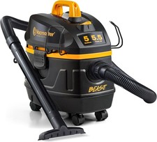 5-Gallon 5.5 Peak HP Wet Dry Vacuum Black Bea...