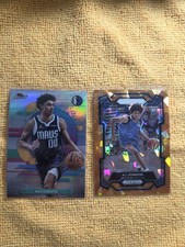 2025-26 Topps Finest refractor #182 Max Christie AJ Johnson 90 Dallas Mavericks
