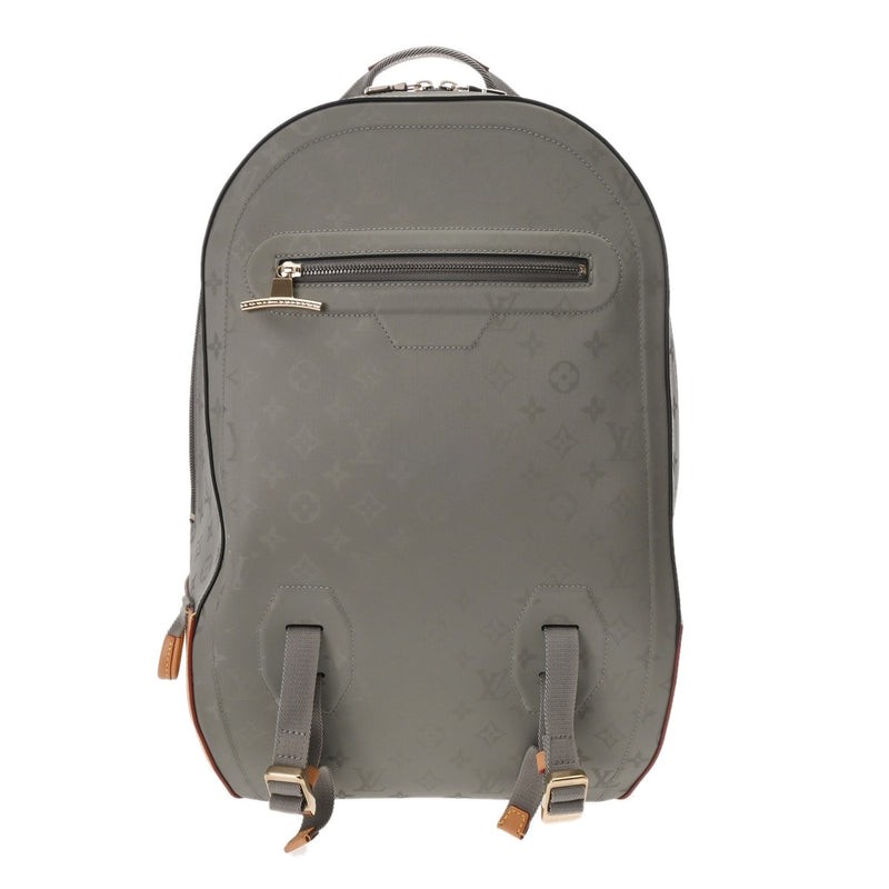 Louis Vuitton Monogram Titanium GM Grey Backpack M43881 Mens Canvas Daypack