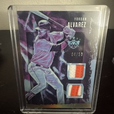 2020 Diamond Kings Yordan Alvarez Diamond Kings Materials Dual Patch SP Card /50