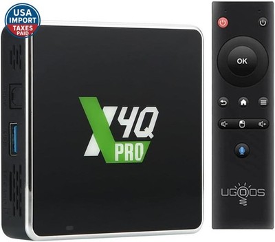 Android Smart TV BOX Ugoos X4Q Pro 4G+32G Android 11 Amlogic S905X4