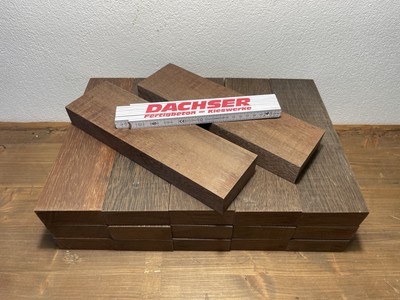 2 Stück Bongossi Bohle Drechselholz Edelholz Tropenholz Bastelholz Messergriffe