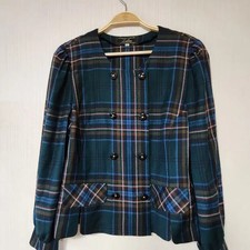 Japanese Brand Ralian Check Set Up Jacket and Skirt Official