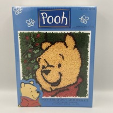 Winnie the Pooh Christmas Latch Hook Kit WP0008 13" X 13" NEW FACTORY SEALED