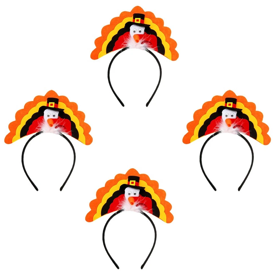 4 pezzi Chic Turchia Cerchietti Cerchietti Puntelli per feste Puntelli per - Immagine 4 di 4