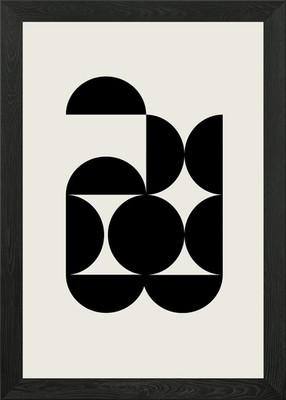 halboval gerahmtes Wandbild Poster Leinwanddruck Bild