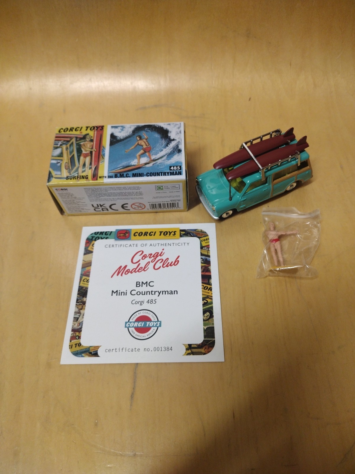 Corgi 485, Mini Countryman with Surfer - Free Price Guide & Review
