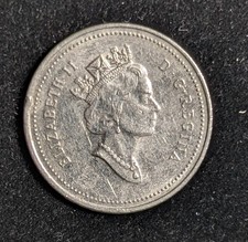 1998 Canada 5 Cents Circulated KM# 182