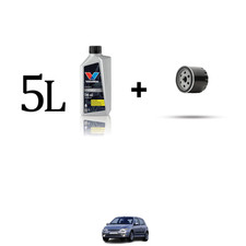 Kit filtro olio e 5L per Renault Clio II 1.5 dci 74kw Dal 2003